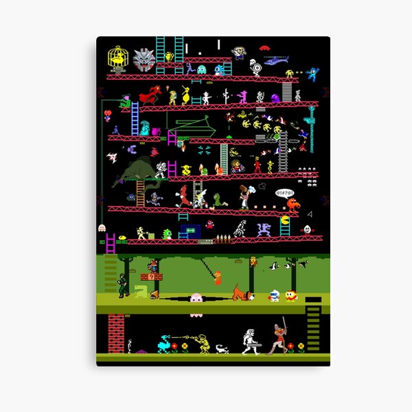 50 Video Game Classics Canvas Print