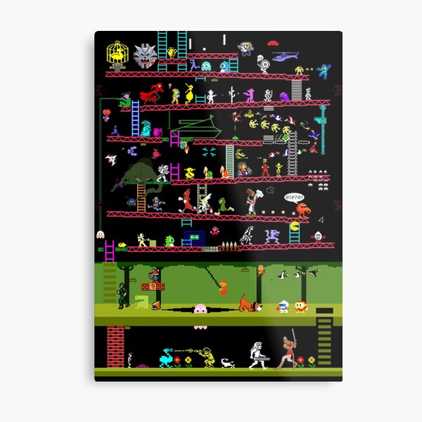 50 Video Game Classics Metal Print