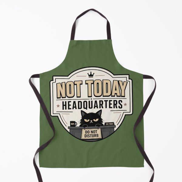 Item preview, Not Today Headquarters designed and sold by MoodSupplyStudio.