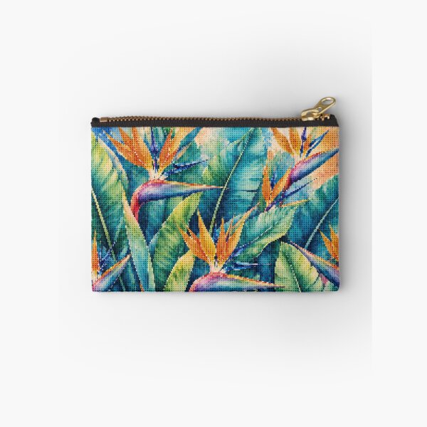 Item preview, Geometric Style Birds of Paradise Tropical Botanical Art designed and sold by A-C-G.