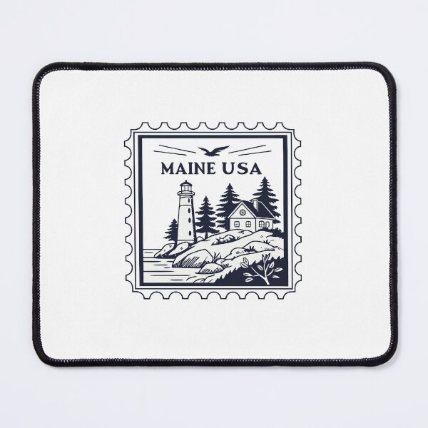Item preview, Maine Usa Lighthouse Coastal Travel State Pride designed and sold by Simsimah26Parks.