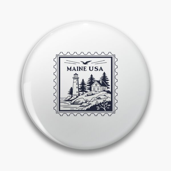 Item preview, Maine Usa Lighthouse Coastal Travel State Pride designed and sold by Simsimah26Parks.