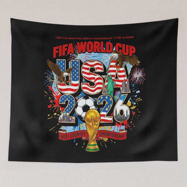 Item preview, FIFA WORLD CUP 2026 - USA 250th Anniversary Celebration 1776 to 2026 designed and sold by DBM Photo Art 1.