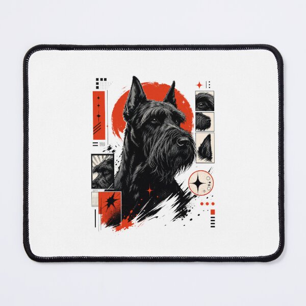 Item preview, Black Schnauzer Urban Streetwear Harajuku Dog designed and sold by AntiqueImages.