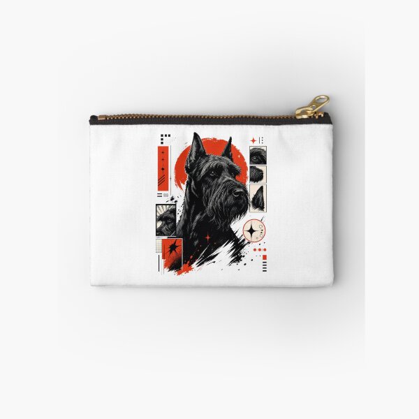 Item preview, Black Schnauzer Urban Streetwear Harajuku Dog designed and sold by AntiqueImages.