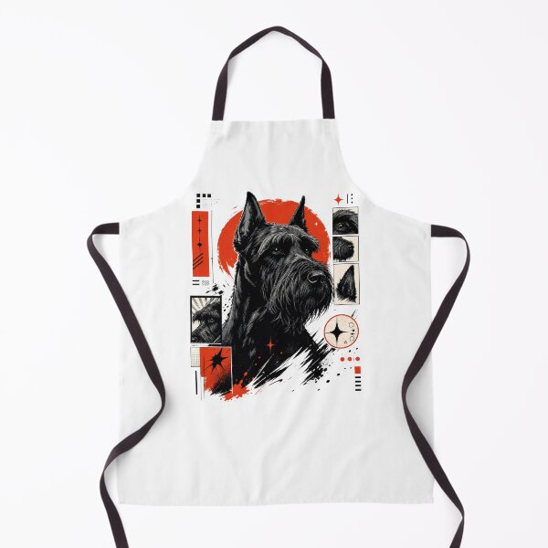 Item preview, Black Schnauzer Urban Streetwear Harajuku Dog designed and sold by AntiqueImages.