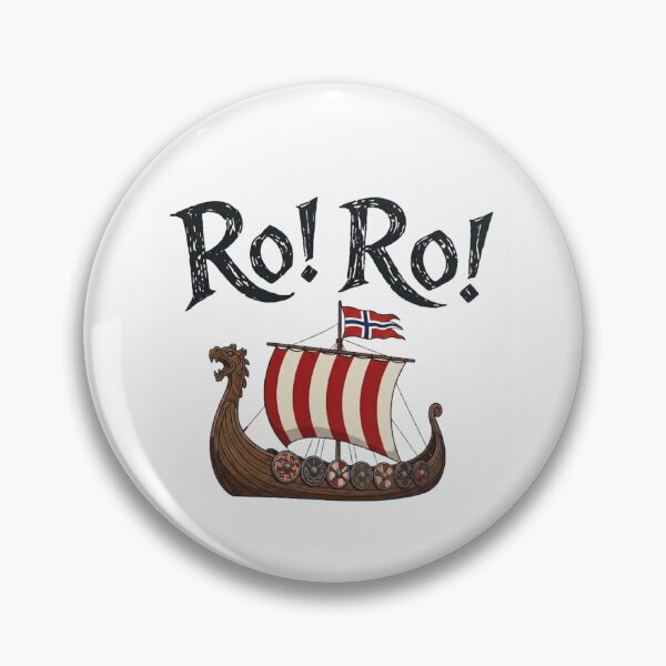 Item preview, Norway Viking Row Ro! Ro! Supporter Longship Retro Graphic designed and sold by haitrieuic96.