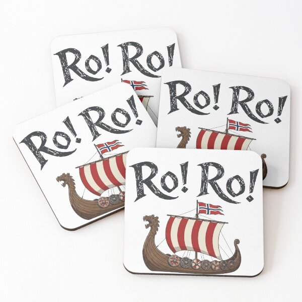 Item preview, Norway Viking Row Ro! Ro! Supporter Longship Retro Graphic designed and sold by haitrieuic96.