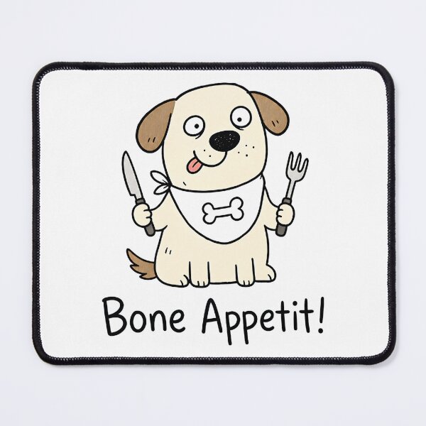 Item preview, Bone Appetit - Funny Dog Pun & Cute Bone designed and sold by FancySoulSS.