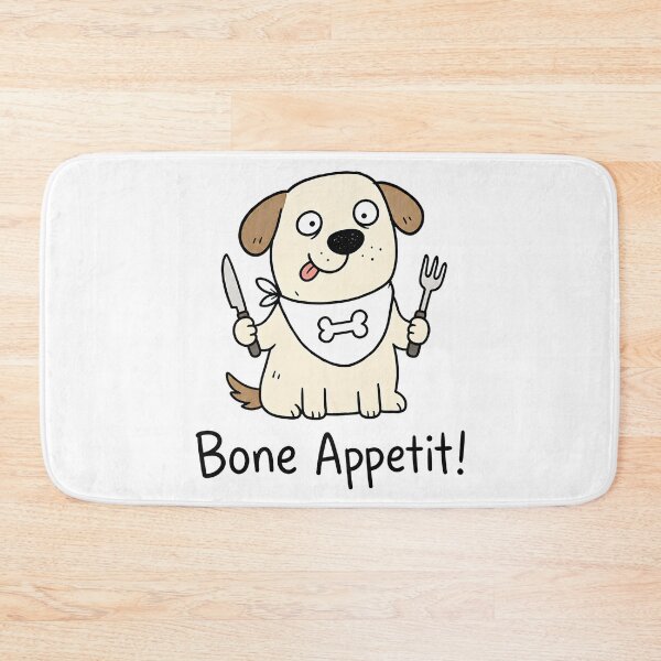 Item preview, Bone Appetit - Funny Dog Pun & Cute Bone designed and sold by FancySoulSS.