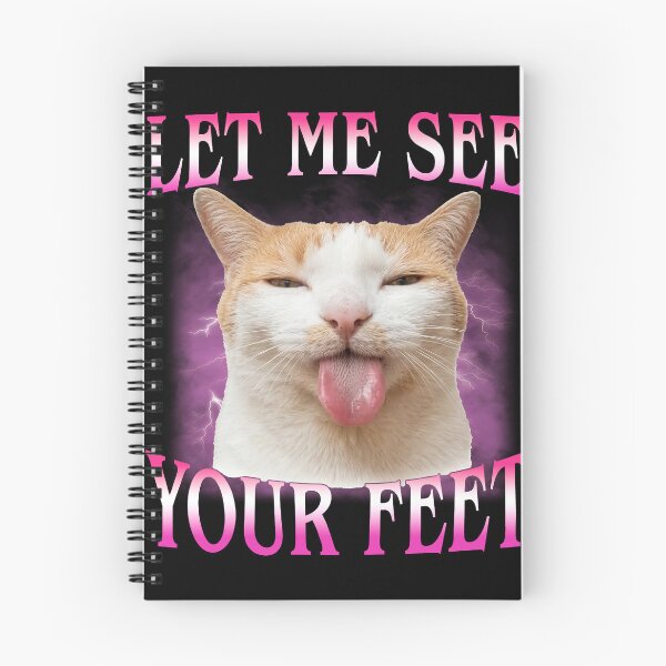 Item preview, Let Me See Your Feet Cat designed and sold by NgocLanDesign.