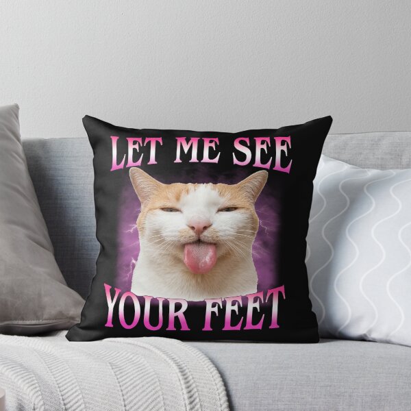 Item preview, Let Me See Your Feet Cat designed and sold by NgocLanDesign.