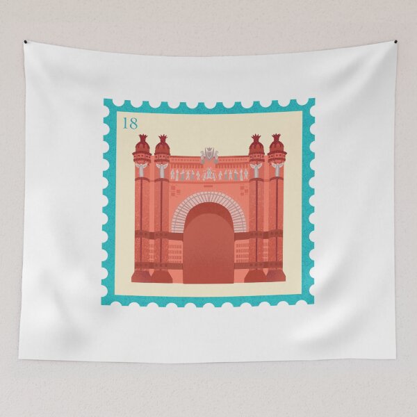 Item preview, Arc De Triomf Barcelona Spain Travel Landmark Souvenir 18 designed and sold by Simsimah26Parks.