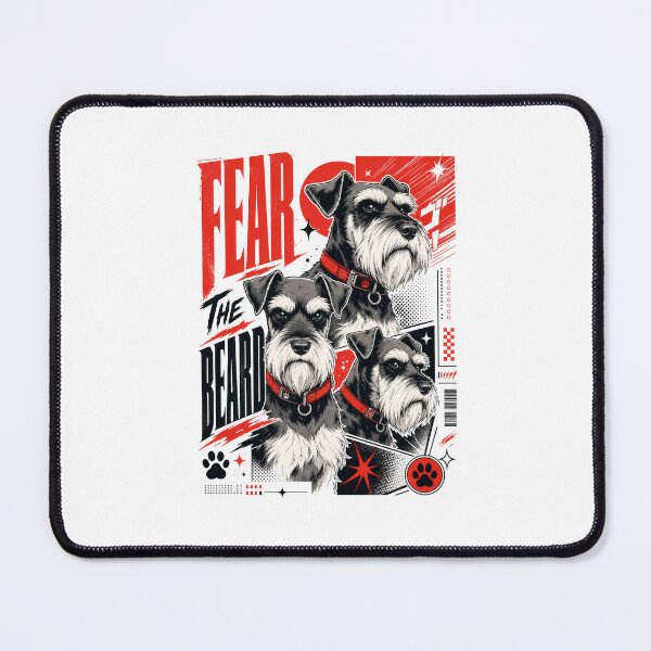 Item preview, Schnauzer Dog Lover Urban Style Bold Beards designed and sold by AntiqueImages.