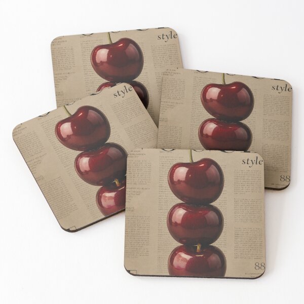 Item preview, Retro Cherry Editorial Poster designed and sold by Quiet Sun.