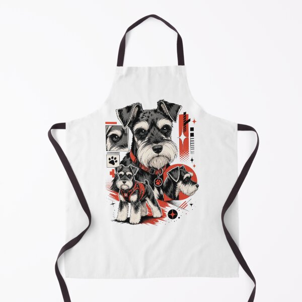 Item preview, Urban Kawaii Schnauzer Dog Lover Graphic designed and sold by AntiqueImages.