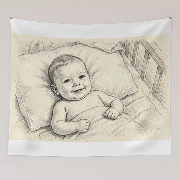 Item preview, Infant with a Smile designed and sold by LCPcreations.