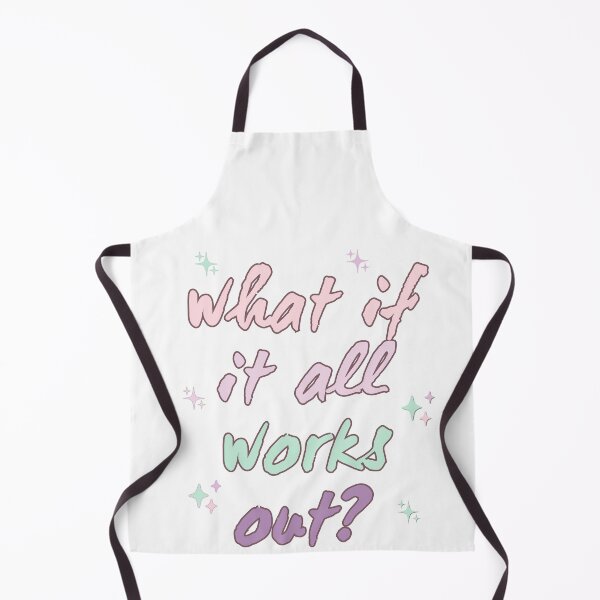 Item preview, What If It All Works Out Motivational Quote Positive Mindset Manifestation designed and sold by HumansStuck12.