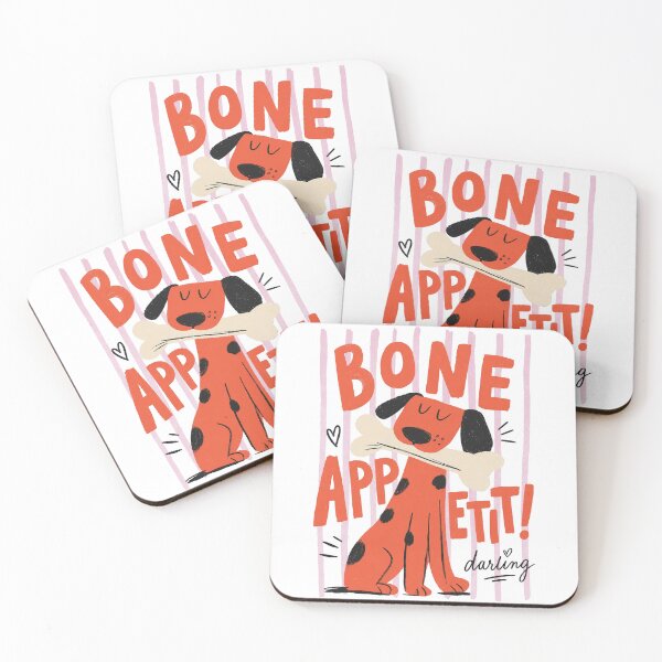 Item preview, Bone Appetit - Cute Dog Lover French Pun designed and sold by FancySoulSS.