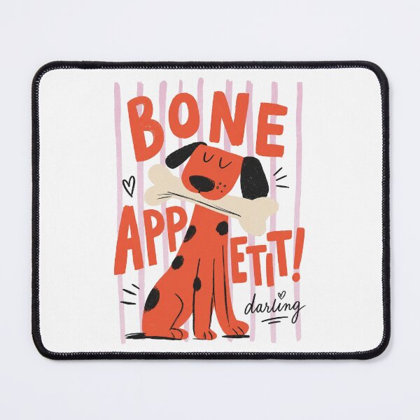 Item preview, Bone Appetit - Cute Dog Lover French Pun designed and sold by FancySoulSS.