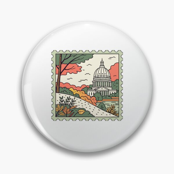 Item preview, Capitol Building Landmark Travel Souvenir designed and sold by Simsimah26Parks.