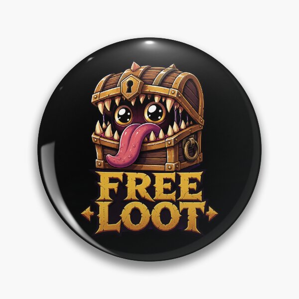Item preview, Cute Mimic Monster - Free Loot Tabletop RPG designed and sold by BadhbhArt.