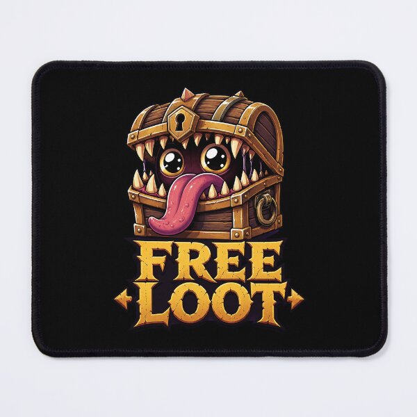 Item preview, Cute Mimic Monster - Free Loot Tabletop RPG designed and sold by BadhbhArt.