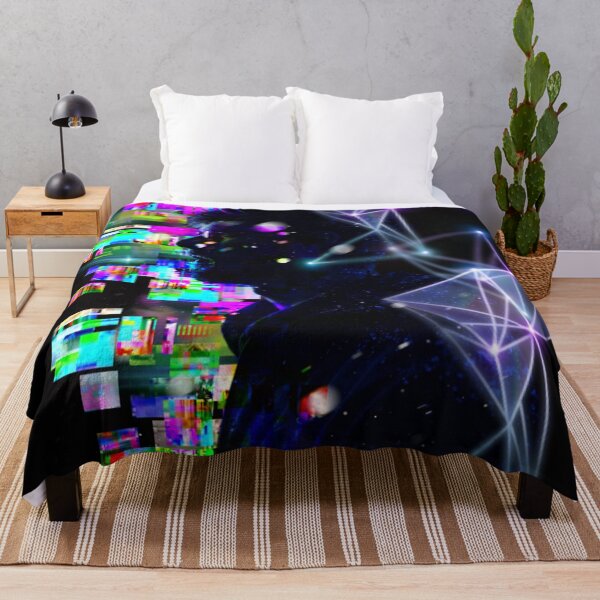 Item preview, Cyberpunk Digital Glitch Silhouette Tech Nodes Graphic designed and sold by Dream Weave Studio.