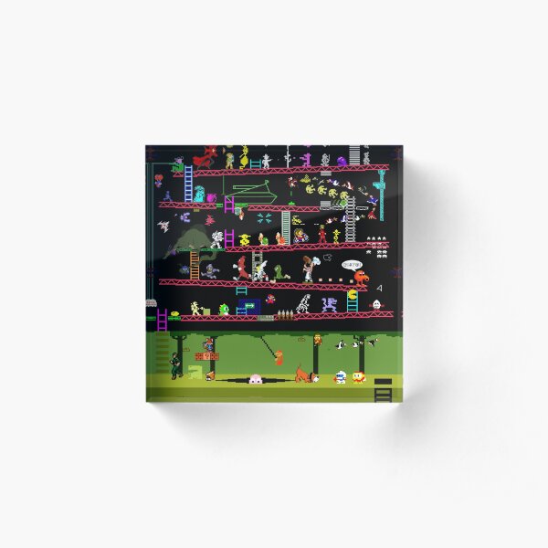 50 Video Game Classics Acrylic Block
