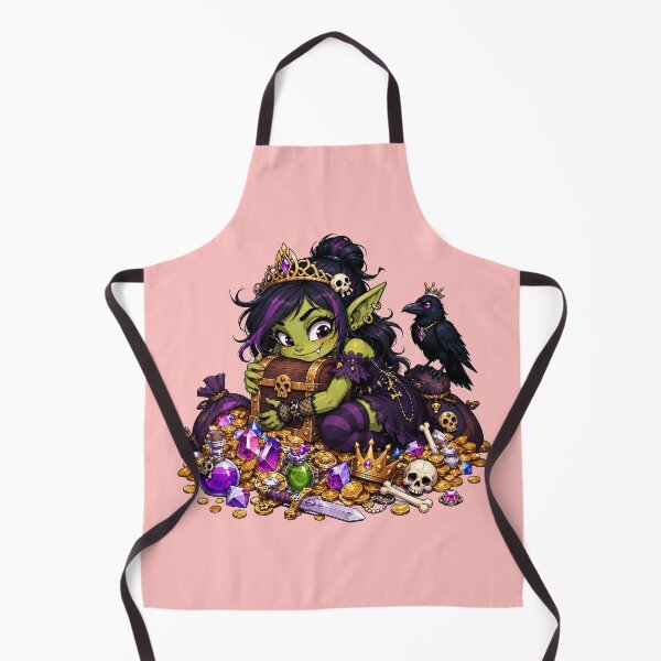 Item preview, Cute Loot Goblin Princess RPG Treasure Gamer Girl designed and sold by BadhbhArt.