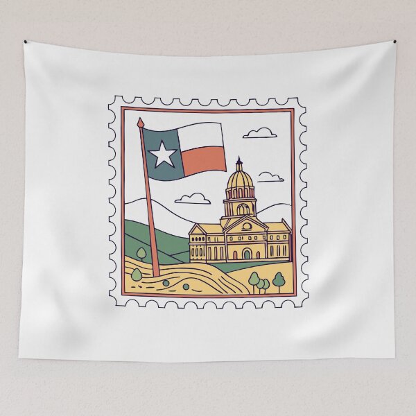 Item preview, Texas Flag State Capitol Building Lone Star Pride designed and sold by Simsimah26Parks.
