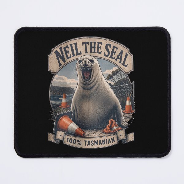 Item preview, Neil The Seal 100% Tasmanian designed and sold by WilfridIvory.