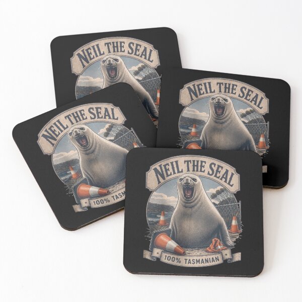 Item preview, Neil The Seal 100% Tasmanian designed and sold by WilfridIvory.
