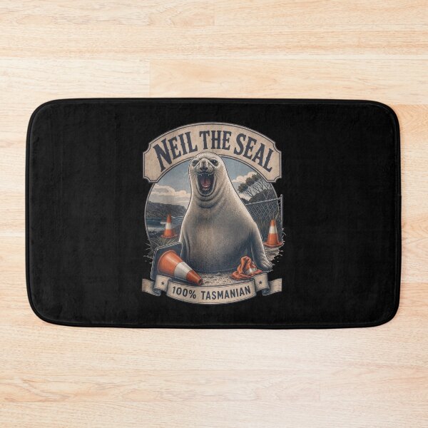 Item preview, Neil The Seal 100% Tasmanian designed and sold by WilfridIvory.