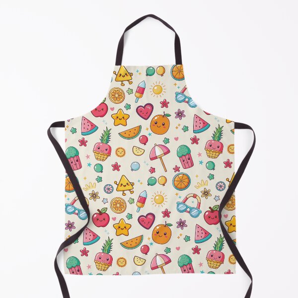 Item preview, Cute Kawaii Summer Doodles Pattern – Preschool and Daycare Fun designed and sold by Wintorque.