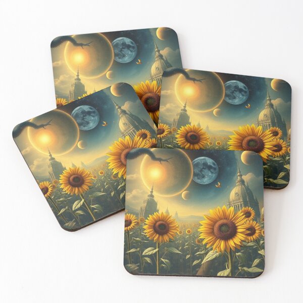 Item preview, Sunflower field in a fantasy world designed and sold by RAISC.