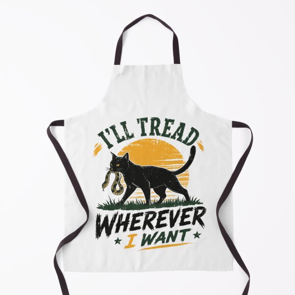 Item preview, I'll Tread Wherever I Want Black Cat Lover Independence designed and sold by HumansStuck12.