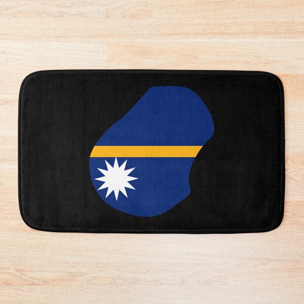 Item preview, Nauru Shaped Flag NR designed and sold by shitpostee.