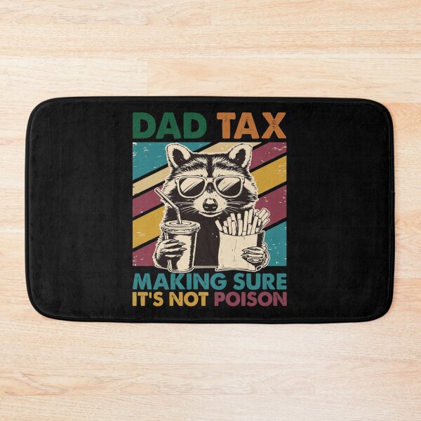 Item preview, Dad Tax Raccoon Funny Retro Eating Fries designed and sold by SoyLamderma.