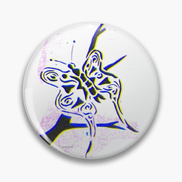 Item preview, Butterfly on a branch in black and white designed and sold by ZoffArt-Shop.