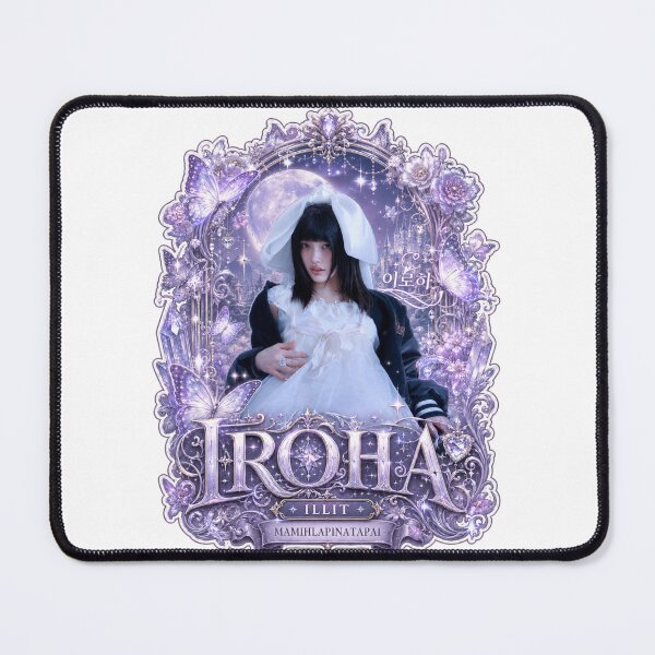 Item preview, Minimalist ILLIT Mamihlapinatapai Iroha Portrait Kpop Merch designed and sold by Valereekmerch.