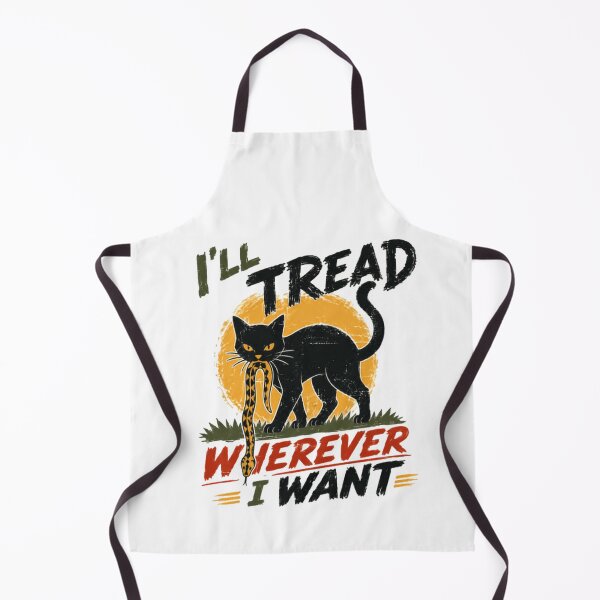 Item preview, I'll Tread Wherever I Want Black Cat Don't Tread On Me Parody Feline Attitude designed and sold by HumansStuck12.