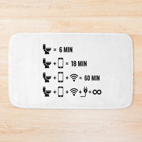 Item preview, Toilet Phone Addict designed and sold by Kubala Designs.