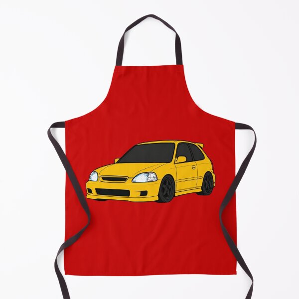 Aperçu de l'œuvre Mini Toon EK9 Jaune Soleil JDM R Hatch Type créée et vendue par VenZolic.