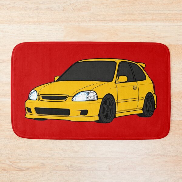 Item preview, EK9 Sunlight Yellow JDM R Hatch Type Mini Toon Car designed and sold by VenZolic.