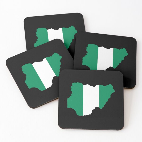 Item preview, Nigeria Shaped Flag NG designed and sold by shitpostee.