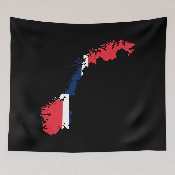 Item preview, Norway Shaped Flag NO designed and sold by shitpostee.