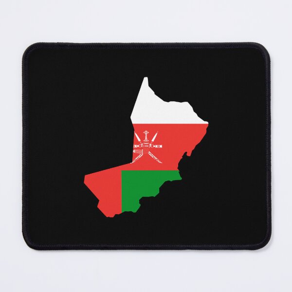 Item preview, Oman Shaped Flag OM designed and sold by shitpostee.