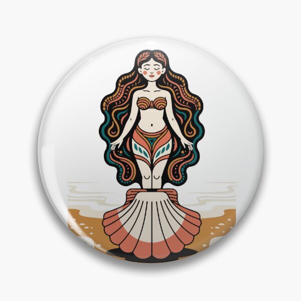 Item preview, Birth of venus - Folk art designed and sold by BobaTeeStore.