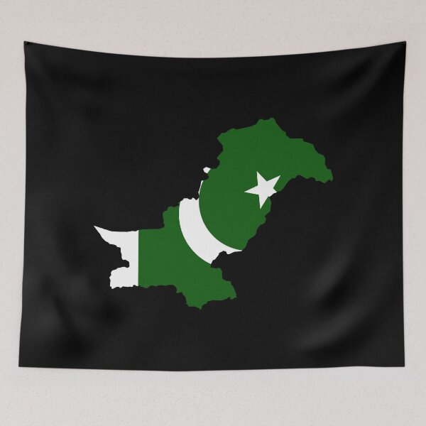 Item preview, Pakistan Shaped Flag PK designed and sold by shitpostee.
